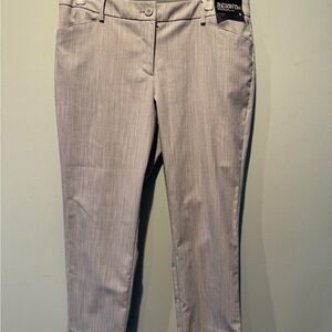 New York & Company “Seventh Avenue” gray, Cropped Pants;inseam is 24 inches long
